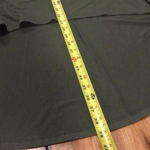 Mossimo Supply Co. Skirts - Mossimo olive green fold over high low skirt Mossimo Supply Co. Skirts - Mossimo olive green fold over high low skirt